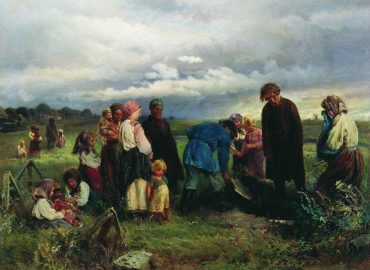 Почему русские бросают горсть земли в могилу при прощании